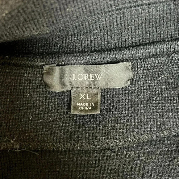 J Crew Black Knit Cardigan Size XL - Picture 3 of 6